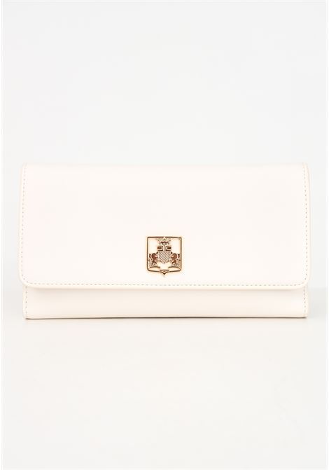 Pochette burro da donna con scudetto in metallo dorato ELISABETTA FRANCHI | PF04A46E2193